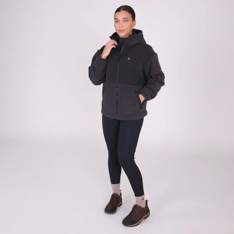 Aubrion React Sherpa Fleece Jacket in Shadow-1