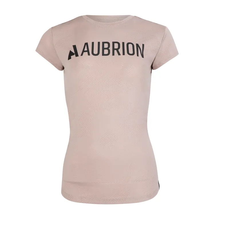 Aubrion React Tech T-Shirt - Young Rider Sand