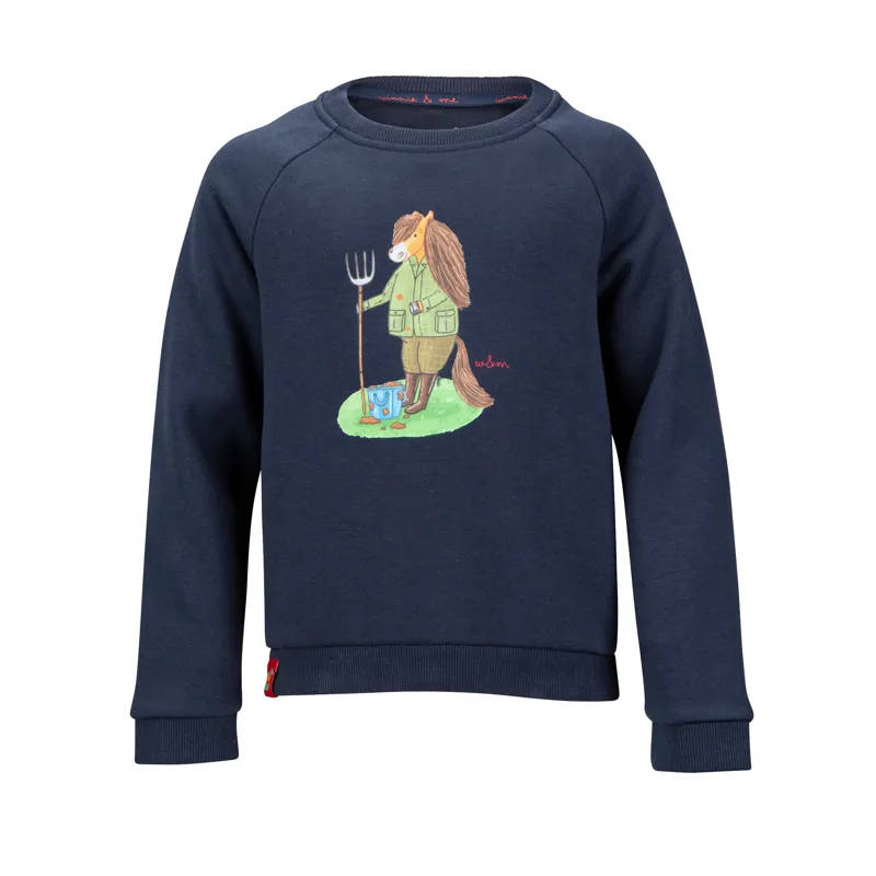 Winne and  Me Sweatshirt Navy