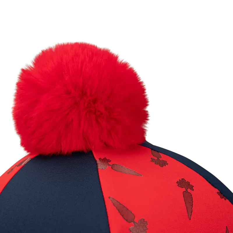 Winne and Me Hat Silk Navy/Red one size-3