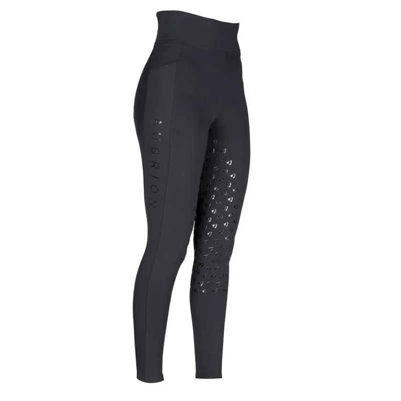 Aubrion Eltar Riding Tights - Young Rider Black -1