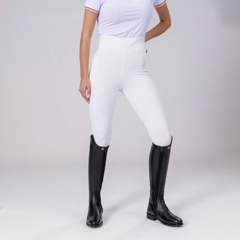 Aubrion Eltar Riding Tights White-1