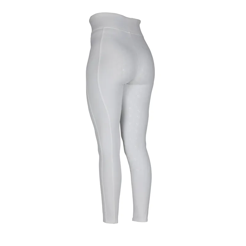 Aubrion Eltar Riding Tights - Young Rider White-2