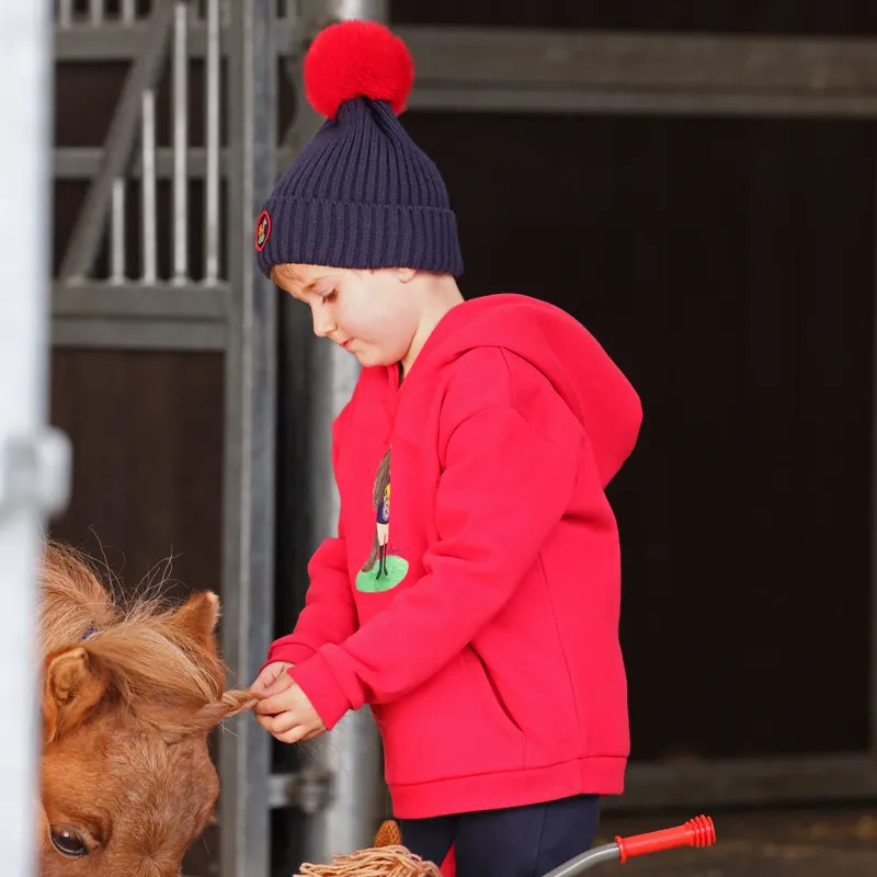 Winnie and Me Hoodie Red-1