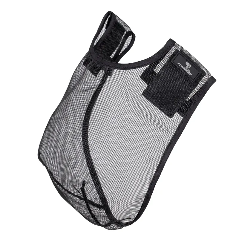 Shires FlyGuard Pro Bridle Nose Net Black-1