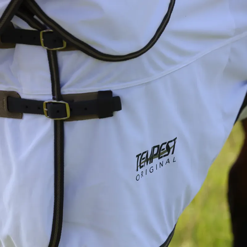Tempest Original Fly Rug and Neck Set White/Grey-1
