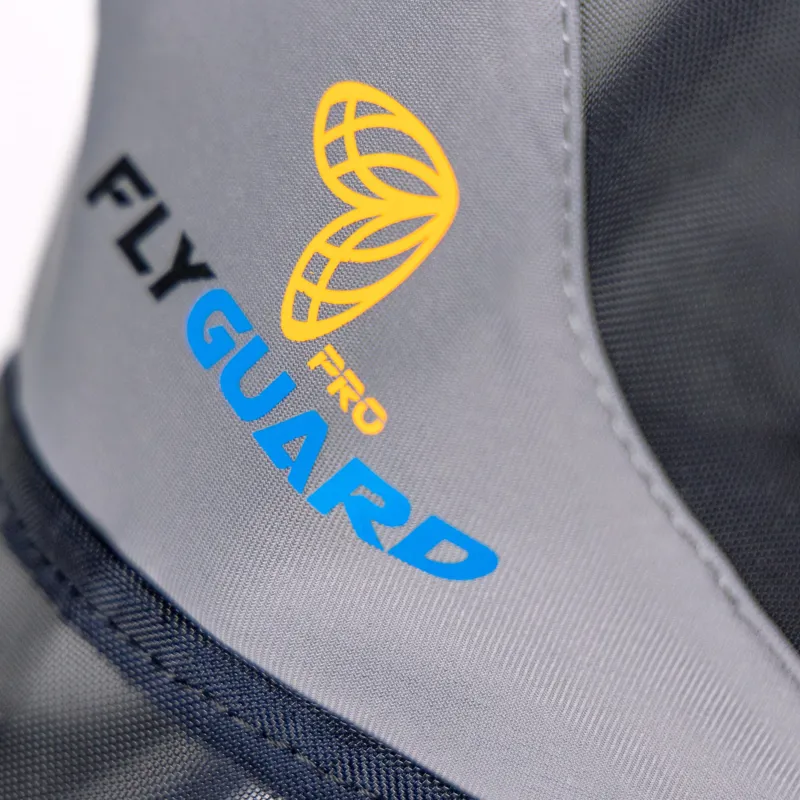 FlyGuard Pro Fine Mesh Fly Mask With Ears and Square Nose Navy-1