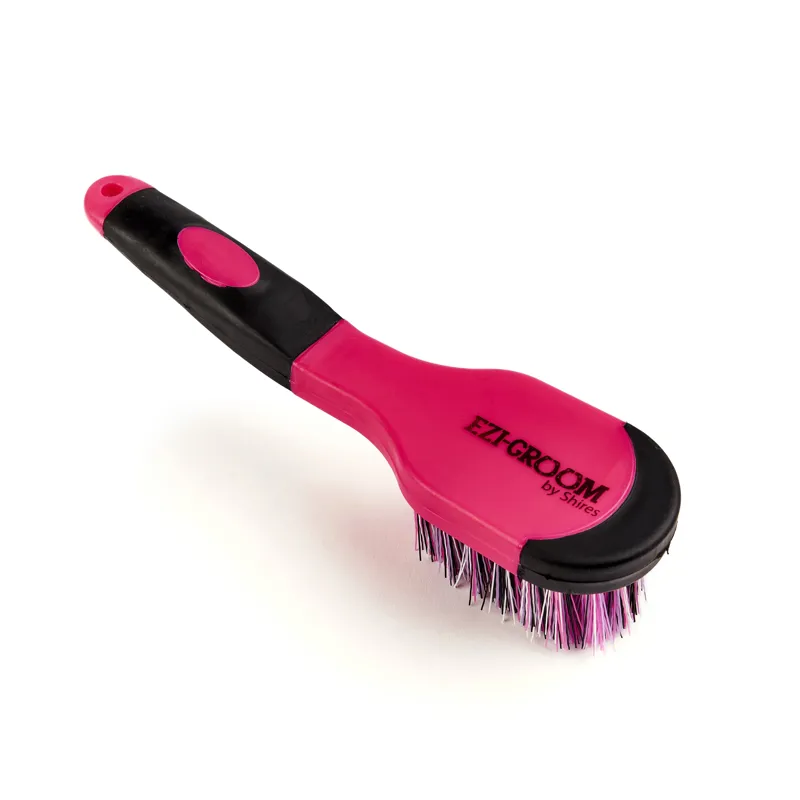 EZI-GROOM Grip Bucket Brush in Bright Pink -1