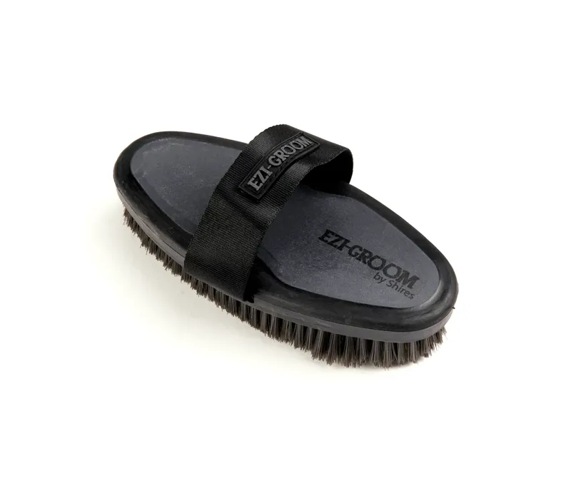EZI-GROOM Grip Body Wash Brush Black Large