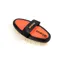 EZI-GROOM Grip Body Brush With Goat Hair Orange Large