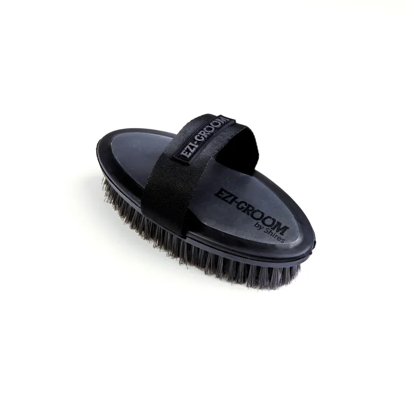 EZI-GROOM Small Grip Body Brush in Black -1