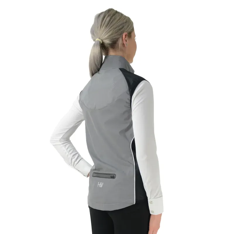 Silva Flash Reflective Gilet By Hy Equestrian - Reflective Silver-3