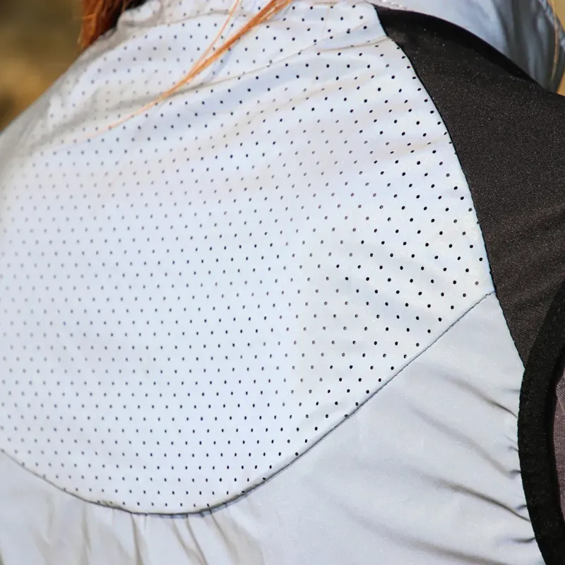 Silva Flash Reflective Gilet By Hy Equestrian - Reflective Silver-4