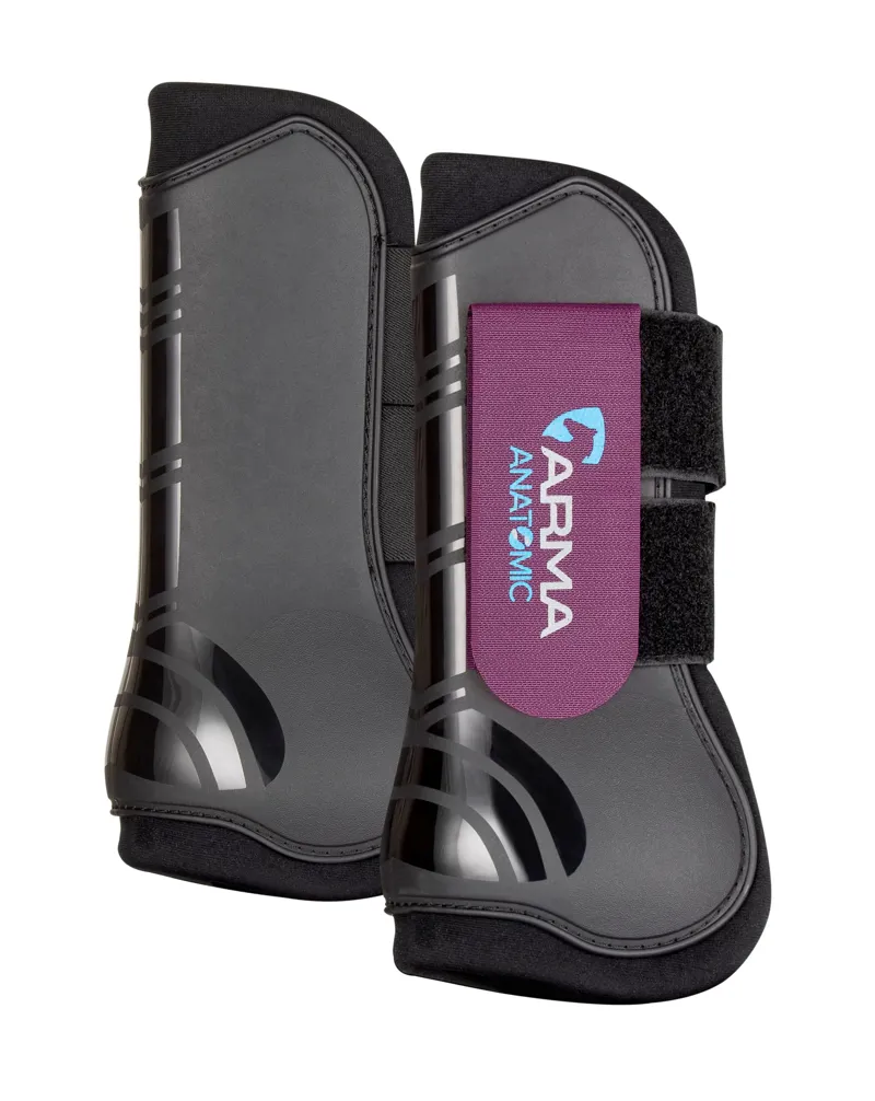 ARMA Tendon Boots Black/Plum
