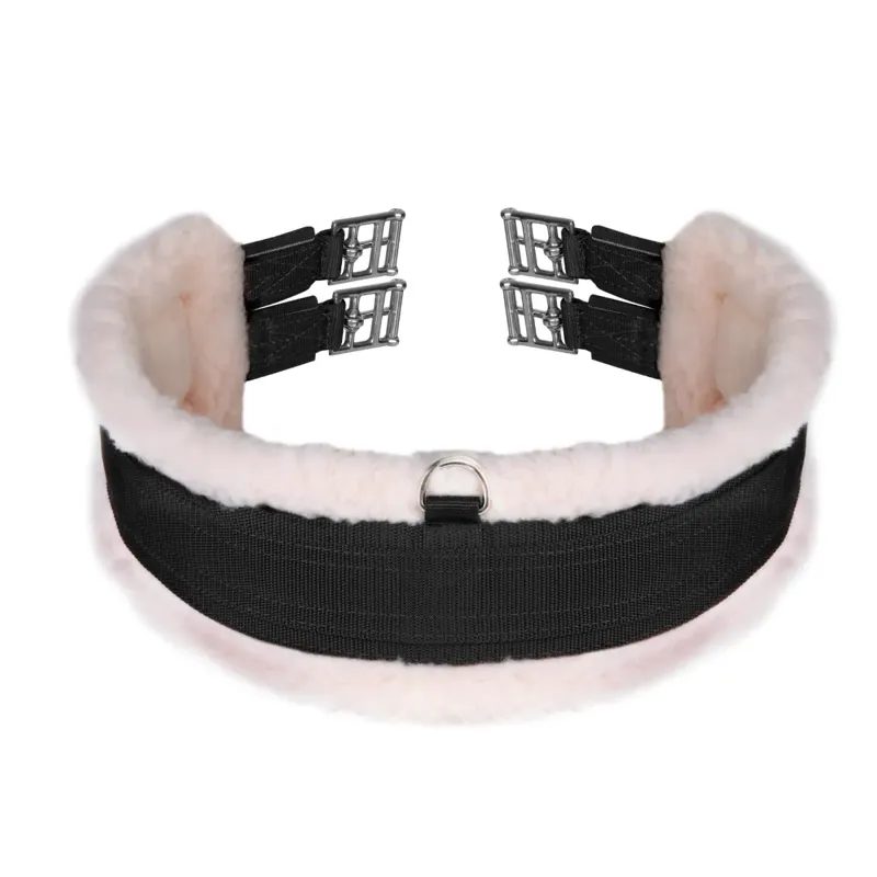 ARMA Fleece Lined Girth - Elastic BLACK