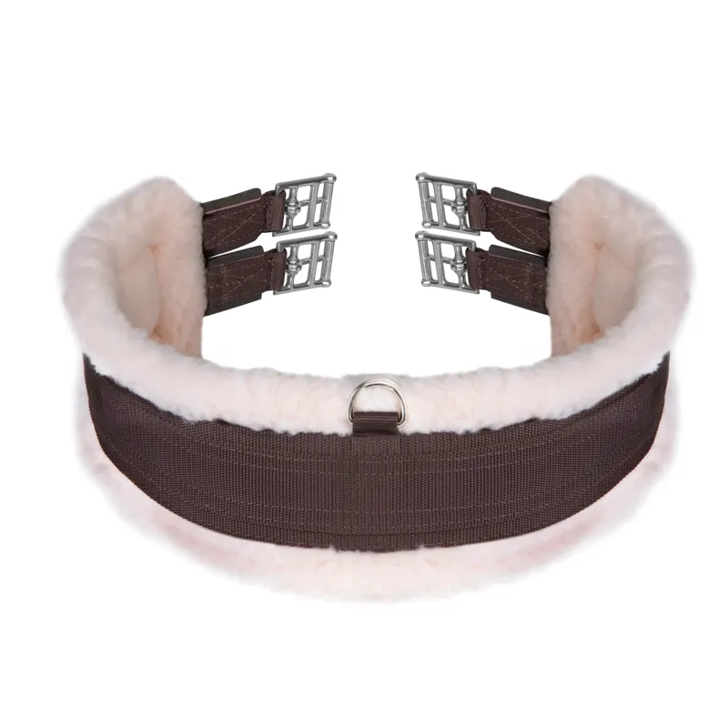 ARMA Fleece Lined Girth - Elastic BROWN