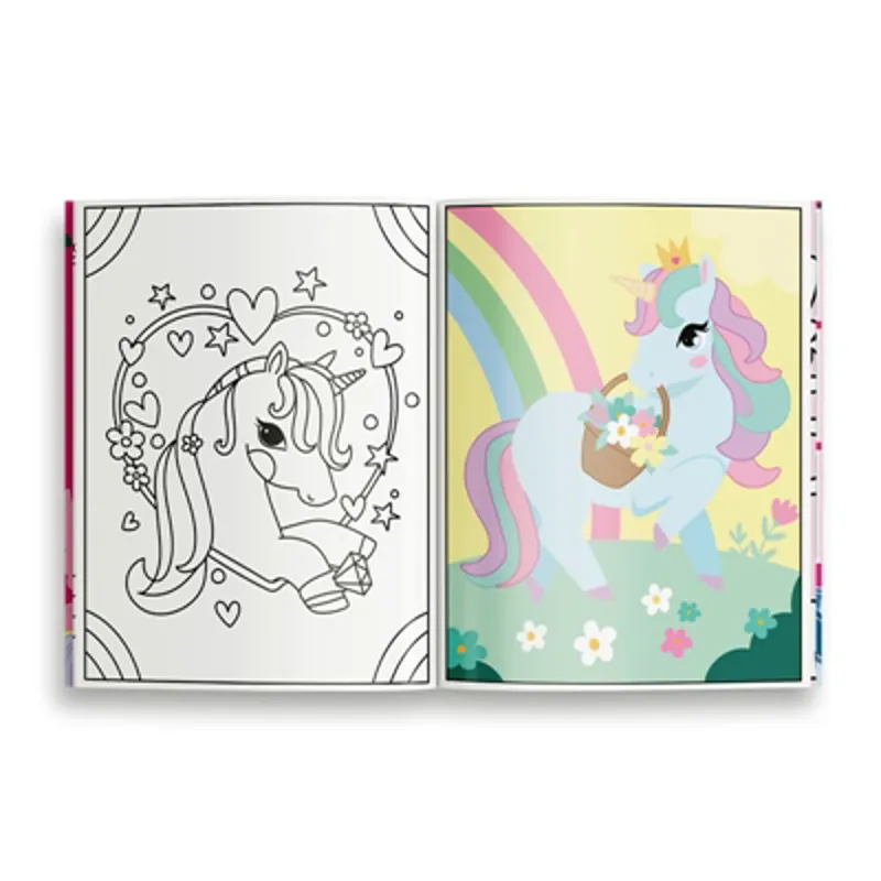 Unicorn Sticker By Numbers Book-1