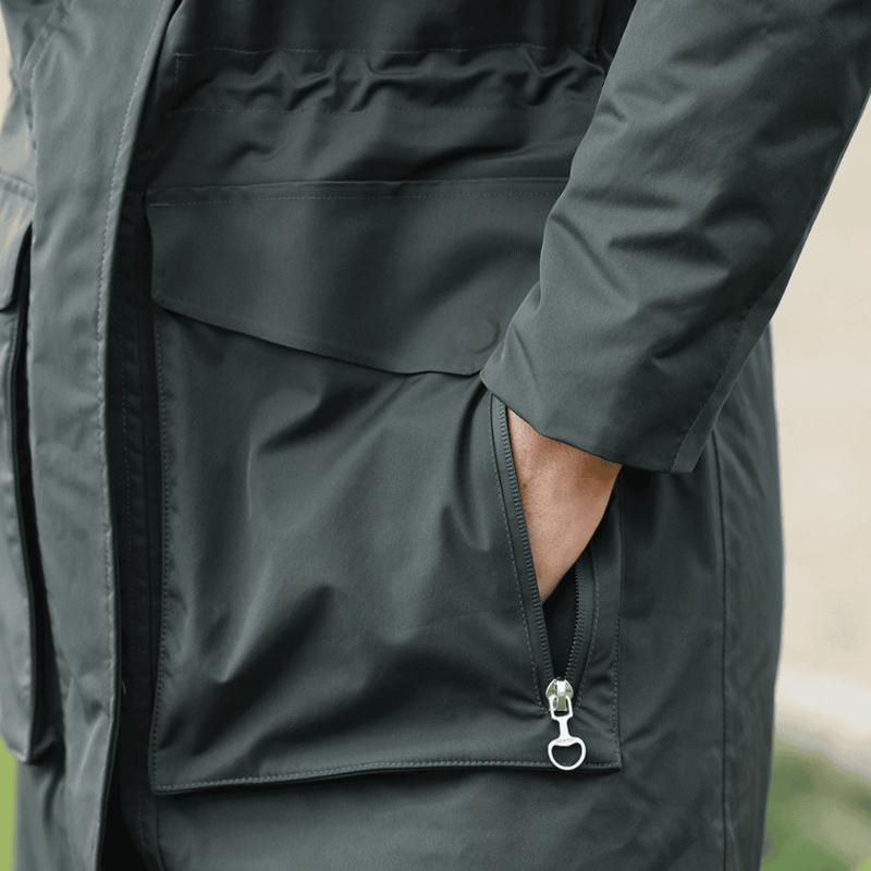Equetech Utopia Luxe Waterproof Riding Coat Alpine Green-4