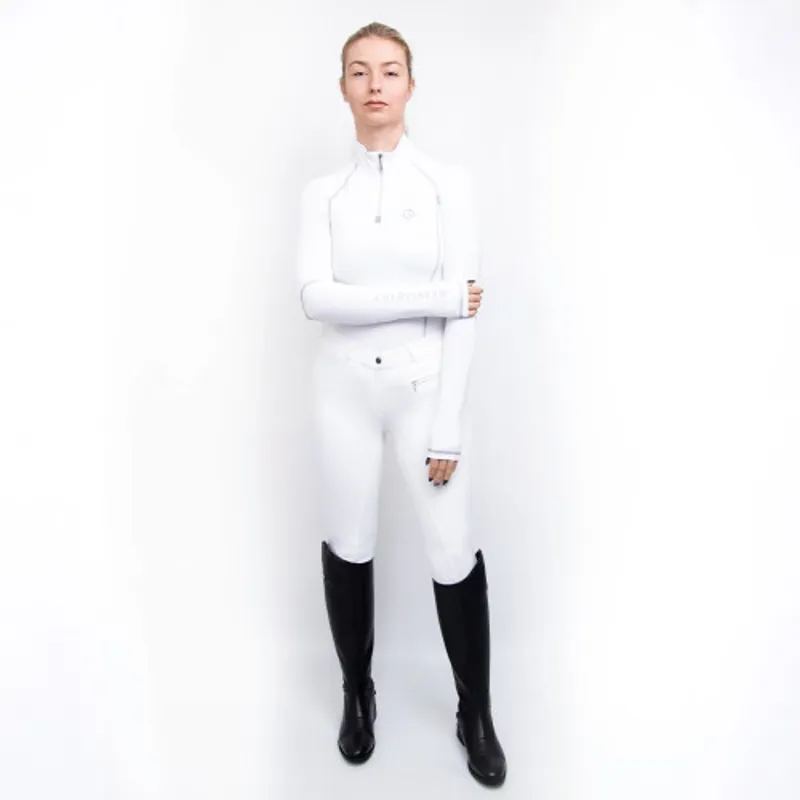 Coldstream Kilham Competition Breeches in White-5