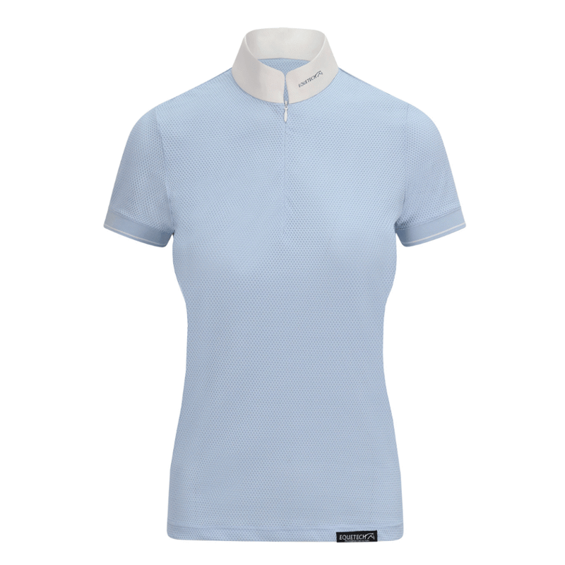 Equetech AirStride Performance Hybrid Competition Shirt - Light Blue