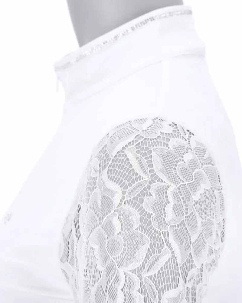 Schockemohle SP Alicia Style Shirt Optical White-2