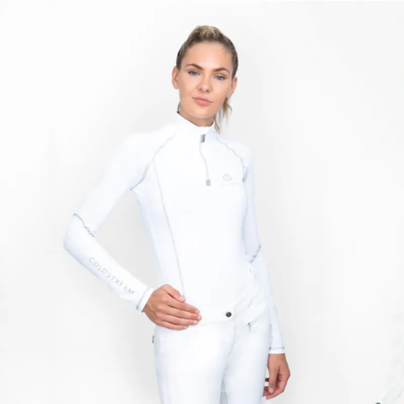 Coldstream Lennel Base Layer in White/Light Grey-5