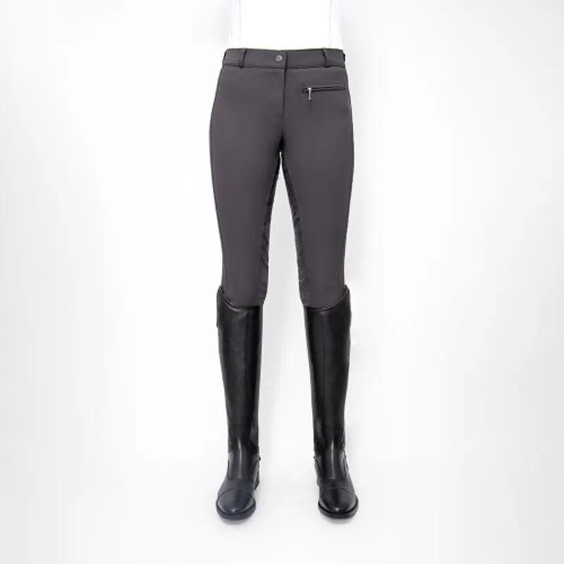 Coldstream Kilham Competition Breeches in Charcoal Grey-2