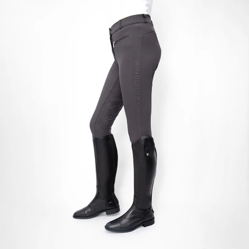 Coldstream Kilham Competition Breeches in Charcoal Grey-3