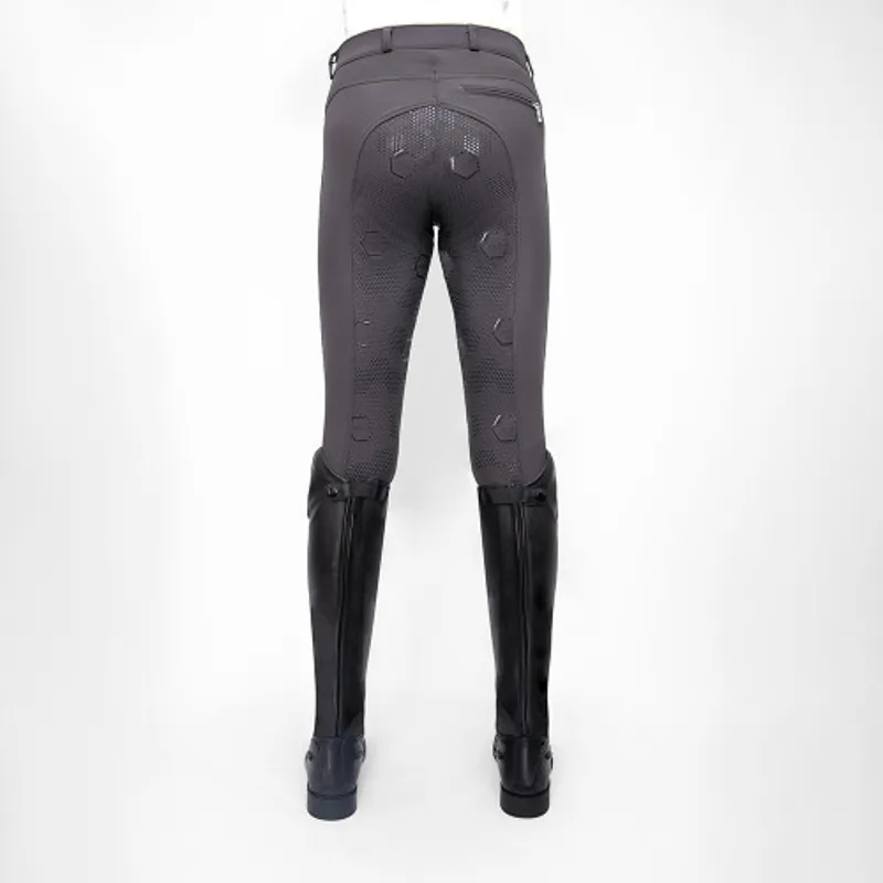 Coldstream Kilham Competition Breeches in Charcoal Grey-4