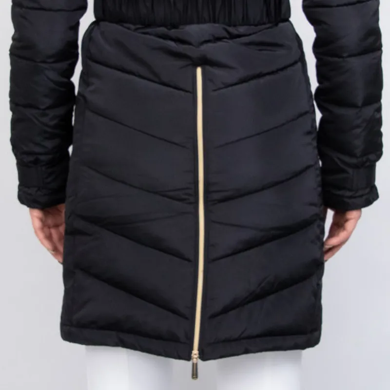 Coldstream Branxton Long Quilted Coat Black-5
