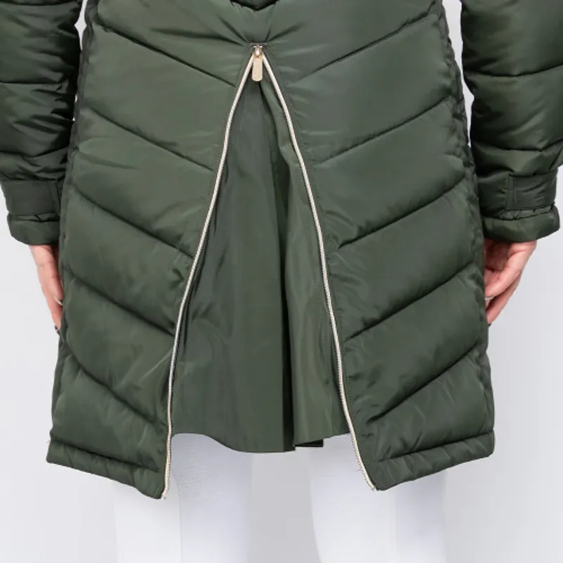 Coldstream Branxton Long Quilted Coat - Fern Green-5