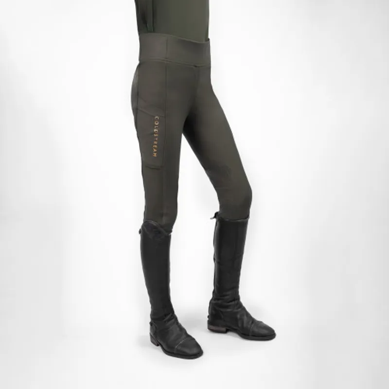 Coldstream Next Generation Ednam Riding Tights in Fern Green-3