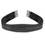 Lusso Nylon Insert Rubber Grip Reins Black
