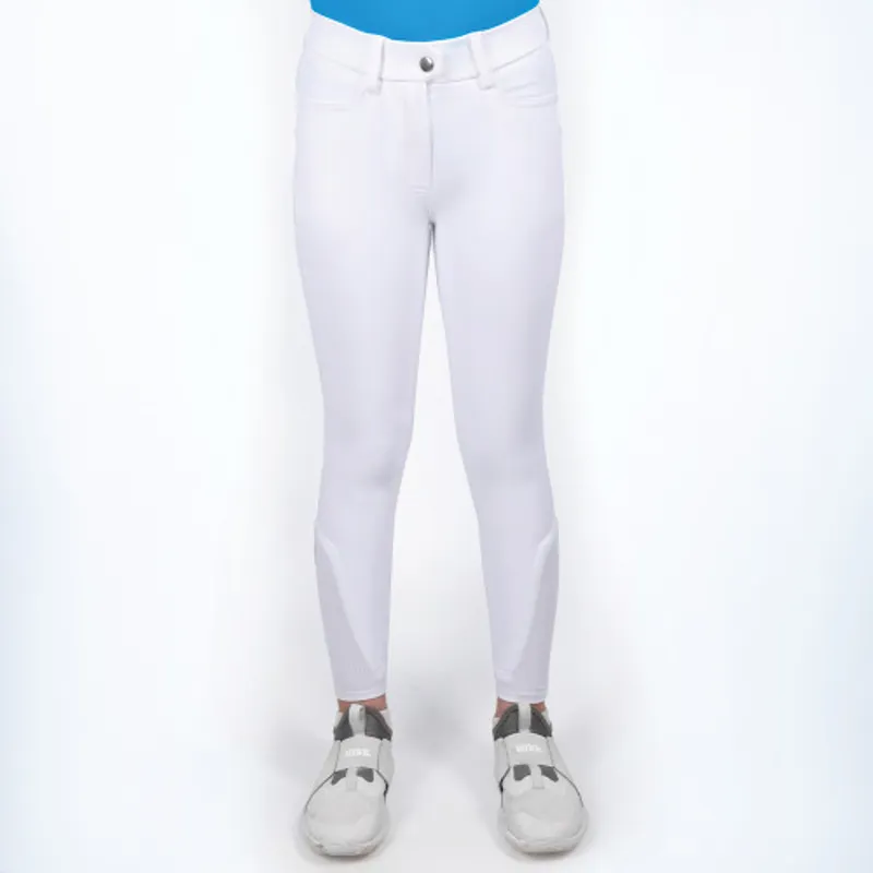 Coldstream Next Generation Langshaw Competition Breeches in White-2