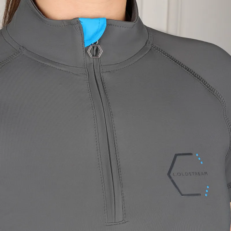 Coldstream Midlem Short Sleeve Base Layer in Grey-3