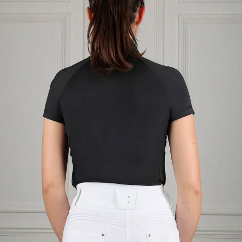 Coldstream Midlem Short Sleeve Base Layer in Black-1