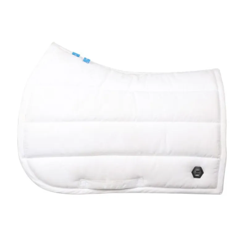 Coldstream Belford Suede GP Saddle Pad White-3