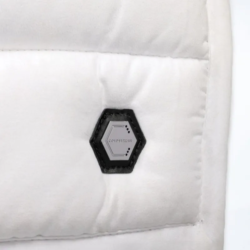 Coldstream Belford Suede GP Saddle Pad White-1