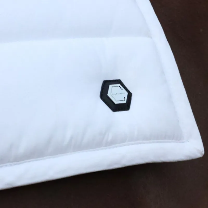 Coldstream Belford Suede GP Saddle Pad White-2