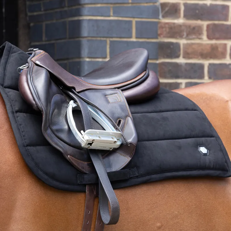 Coldstream Belford Suede GP Saddle Pad Black