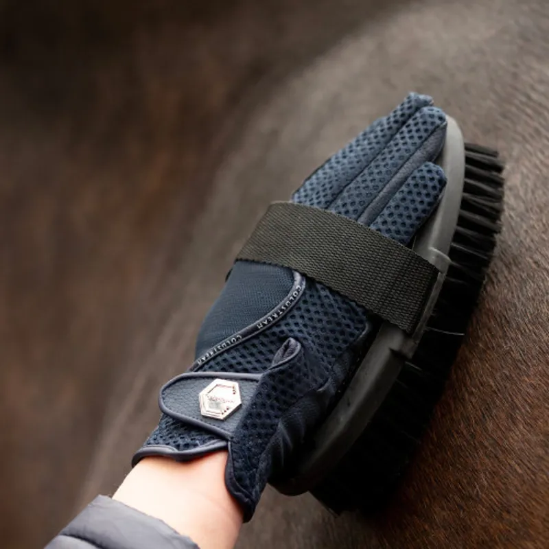 Coldstream Shine Body Brush - Black/Silver 18.3 x 9cm