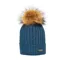 Coldstream Lamberton Bobble Hat in Cool Slate Blue one size