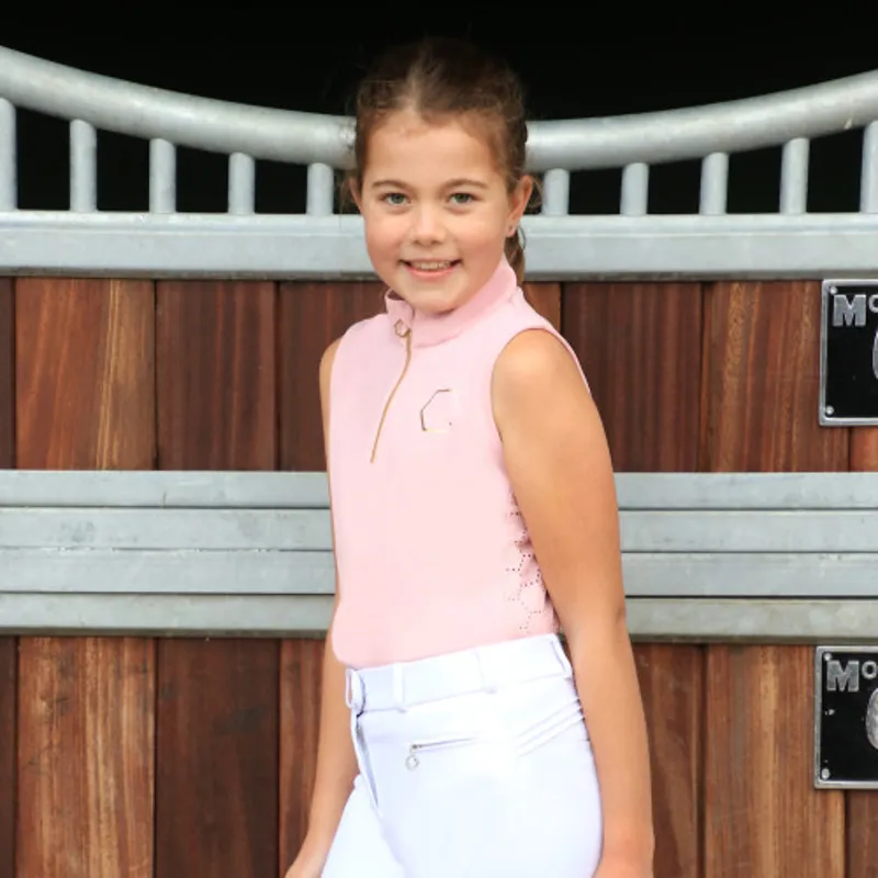 Coldstream Next Generation Cranshaws Sleeveless Base Layer in Blush Pink