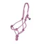 Shires Rope Control Headcollar Pink/Black