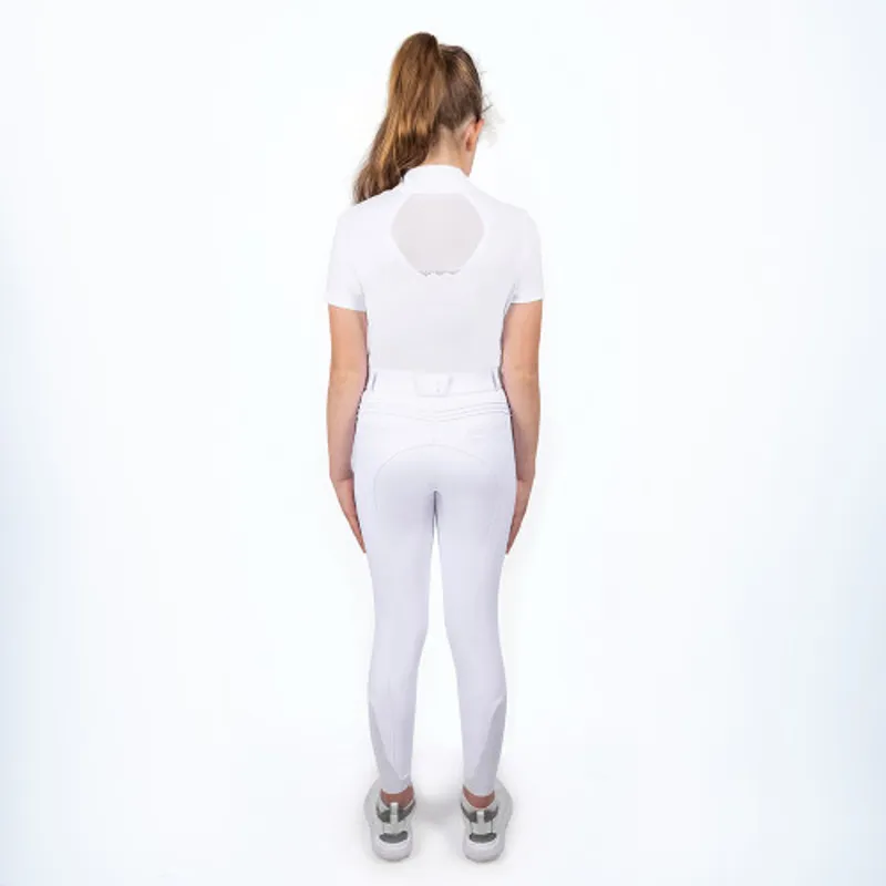 Coldstream Next Generation Eckford Crystal Breeches in White-4