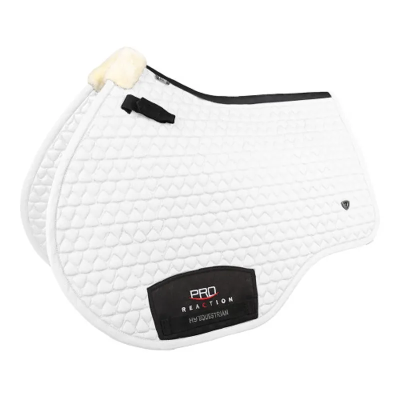 Hy Equestrian Pro Reaction Close Contact Saddle Pad White