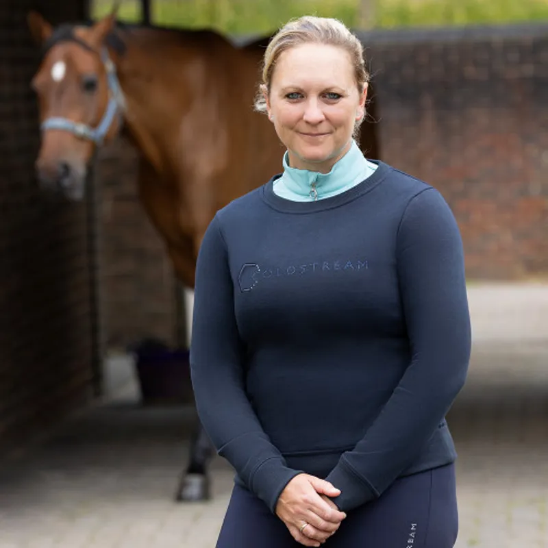 Coldstream Earlston Crystal Jumper in Navy-3