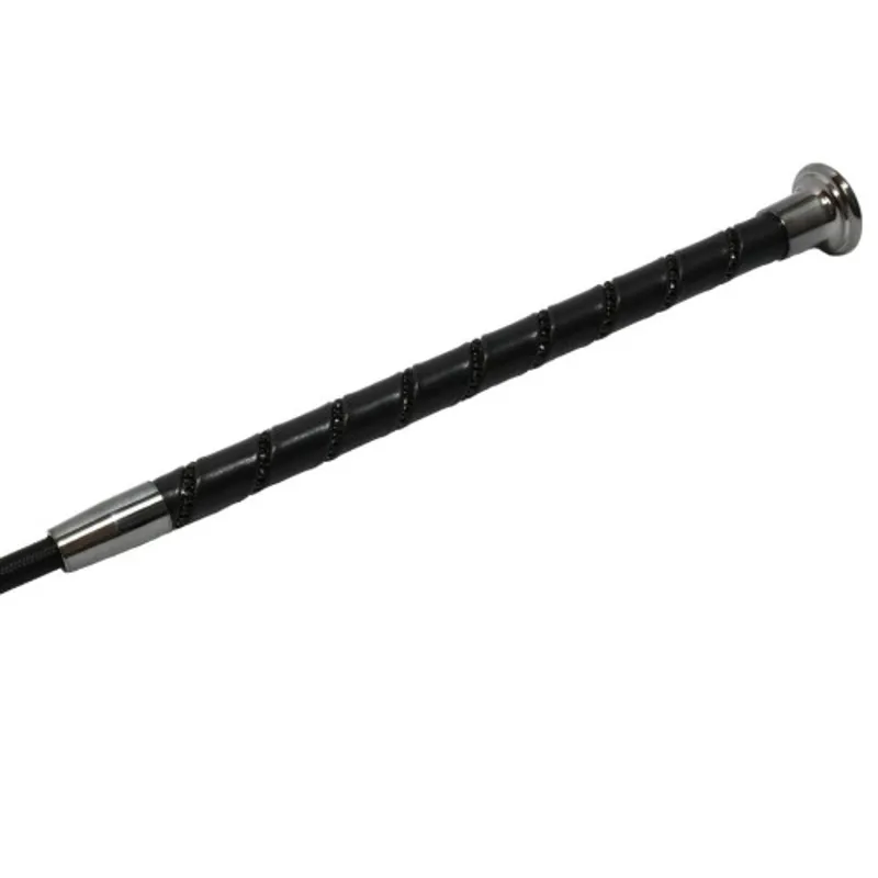 Coldstream Reston Crystal Dressage Whip in Black 