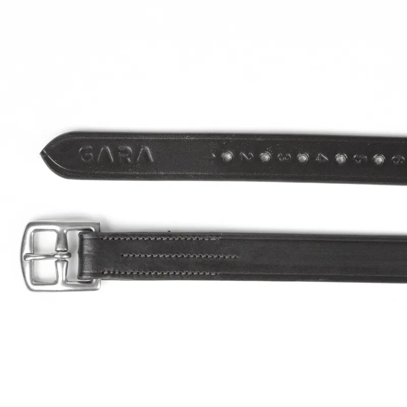 Velociti GARA Stirrup Leathers Black