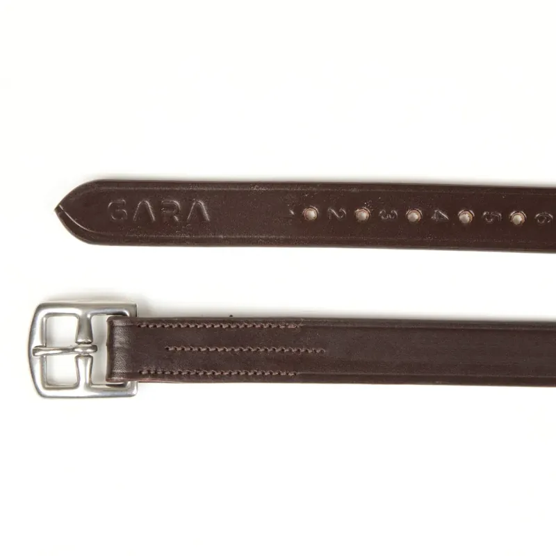 Velociti GARA Stirrup Leathers Havana